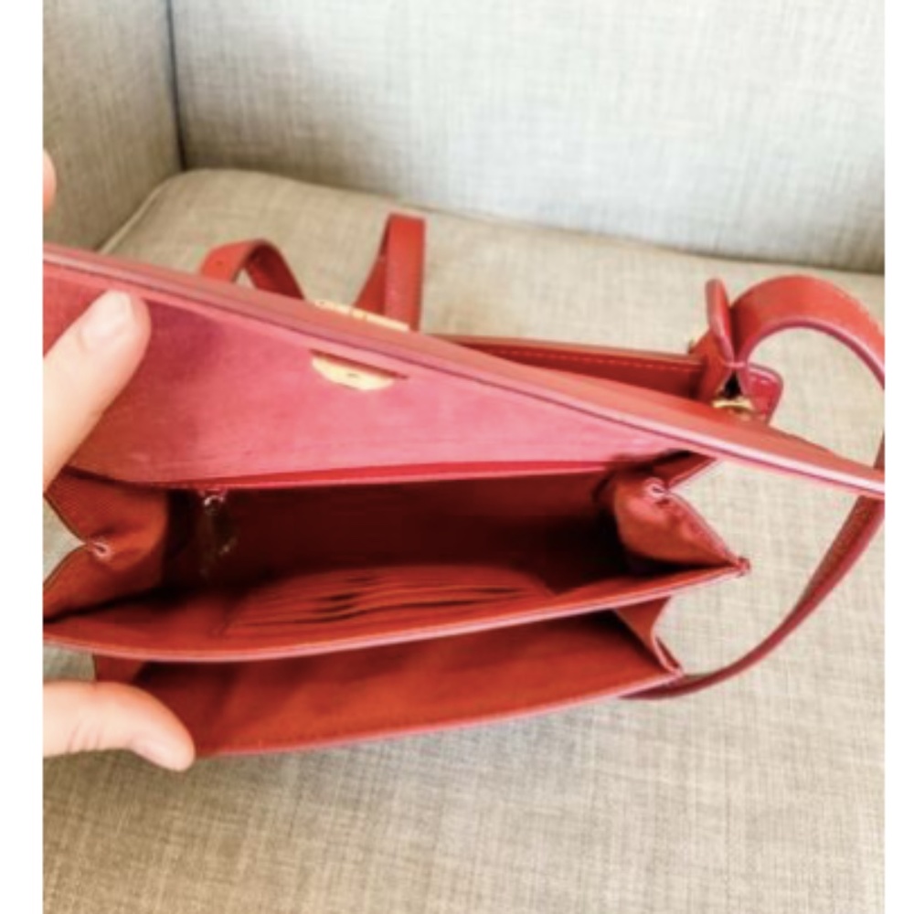 NWT Furla 1039082 B BYN3 R74 Lady M Red Crossbody - Picture 7 of 8